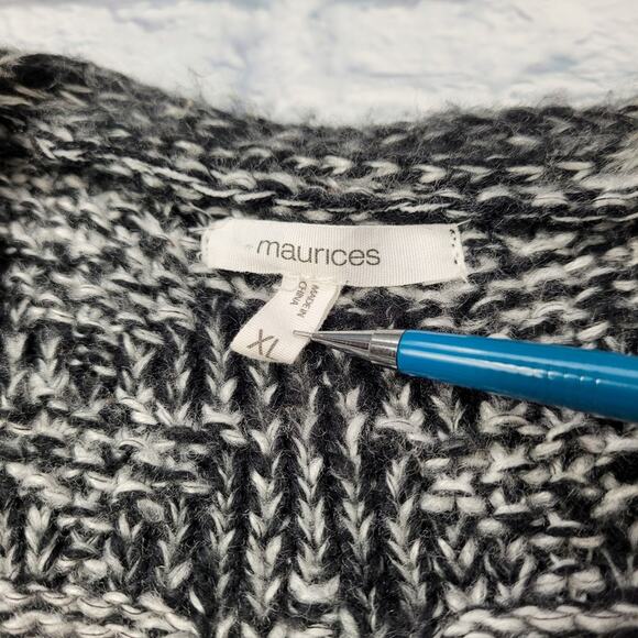 Maurices Long Marled Open Front Cardigan size XL - Picture 7 of 14